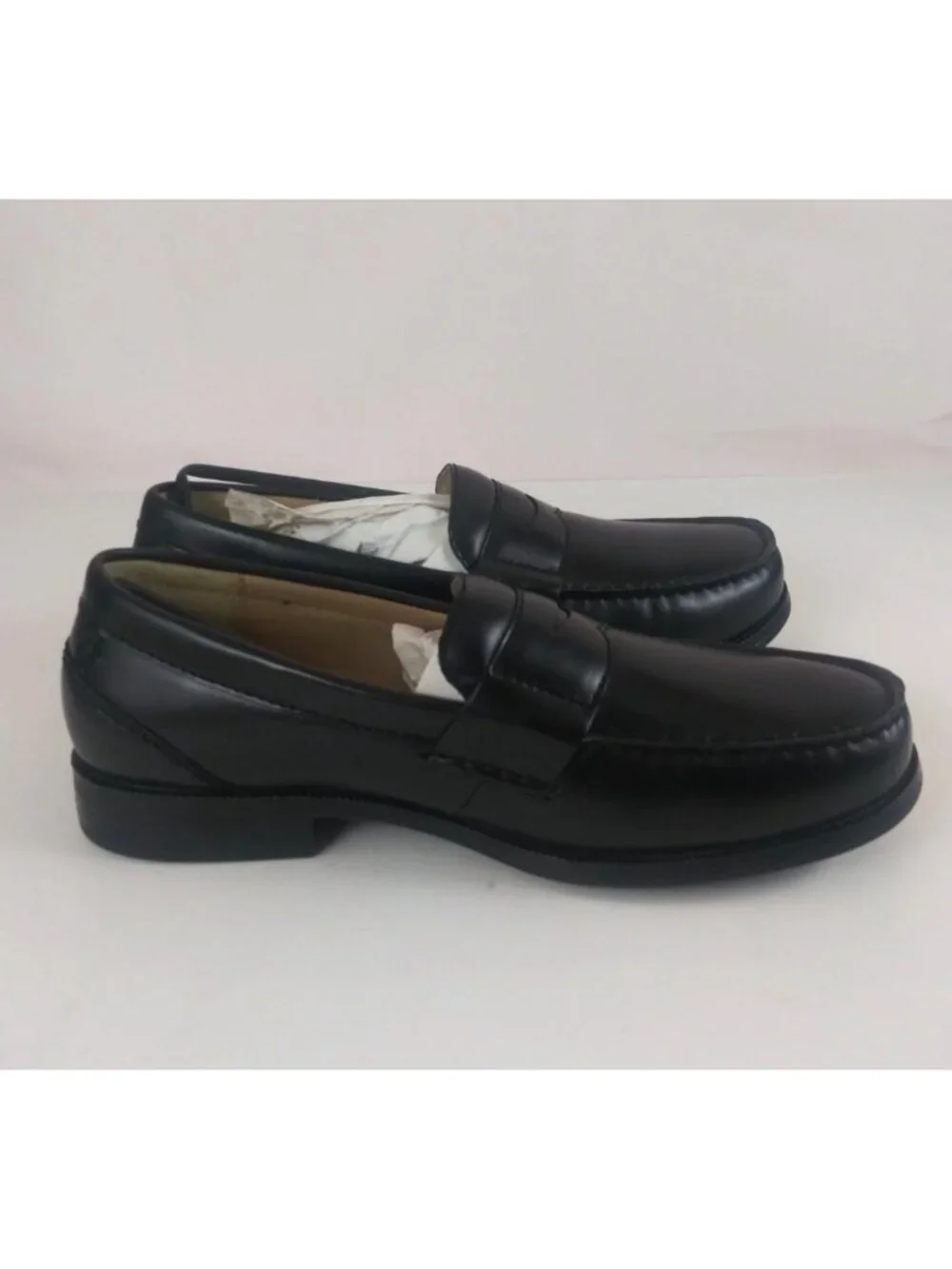 New Dockers Colleague Penny Loafer Men's Black Dress Shoes Size 7.5M